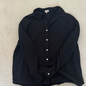 DONNI. - Bubble Black Shirt